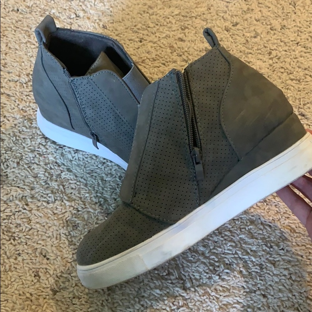 wedged fashion sneakers